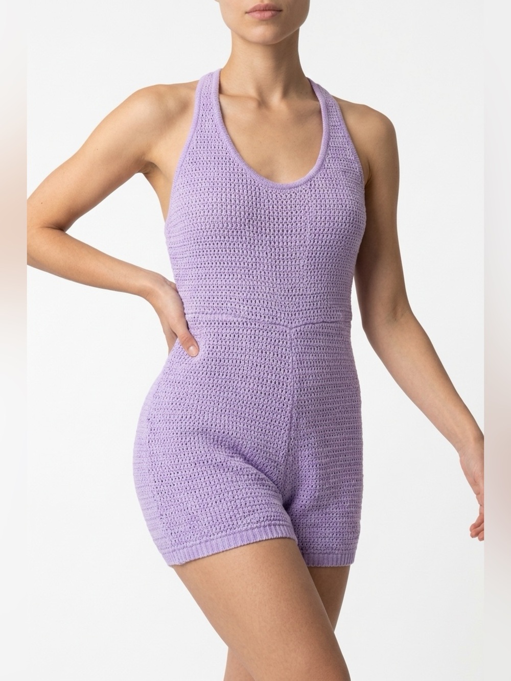 Simon’s crocheted jumpsuit